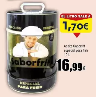 Saborfrit - Aceite Especial Para Freir
