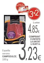 Campodulce - Espatlla Serrana