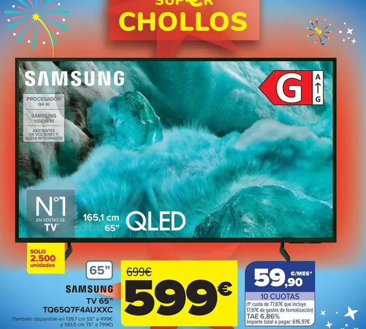 Samsung - Tv 65" Tq65q7f4auxxc