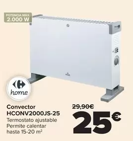 Carrefour Home - Convector HCONV2000JS-25