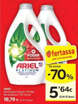 Ariel - Detergent Liquid + Poder Llevateau
