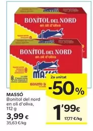 Massó - Bonitol Del Nord En Oli D'oliva