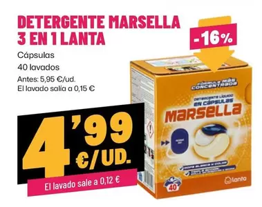 Marsella - Detergente  3 En 1