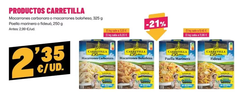 Carretilla - Productos