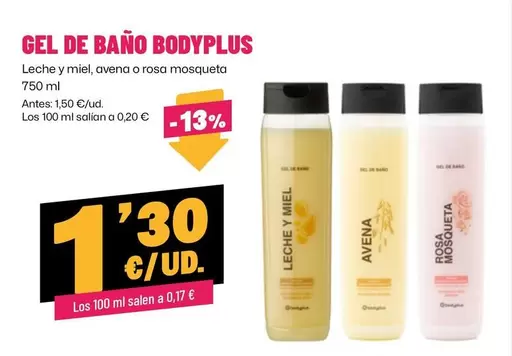 Gel De Bano Bodyplus