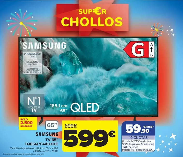 Samsung - Tv 65" Tq65q7f4auxxc