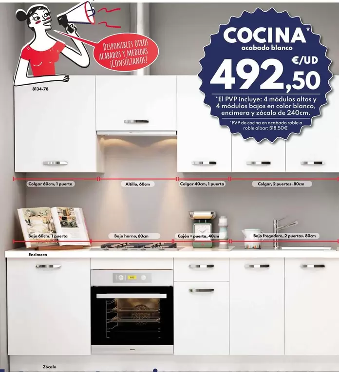 Cocina Acabado Blanco