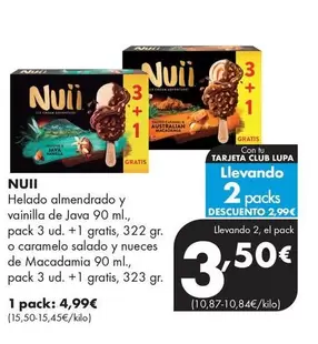 Nuii - Helado Almendrado Y Vainilla De Java