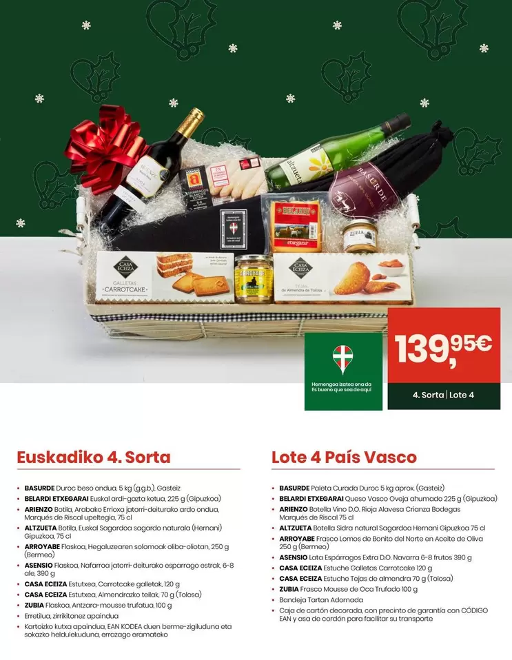 Lote Navidad País Vasco nº4 1 Ud