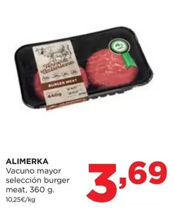 Alimerka - Vacuno Mayor Seleccion Burger Meat