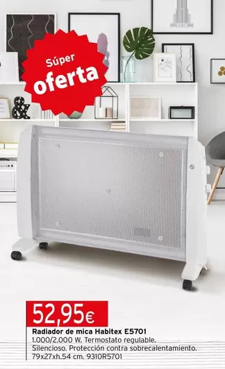 Habitex - Radiador De Mica E5701