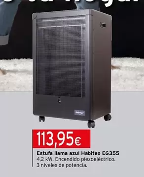 Habitex - Estufa Llama Azul Ego355