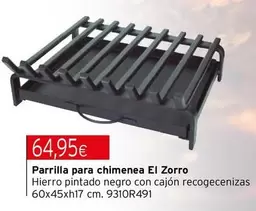 Parrilla Para Chimenea El Zorro