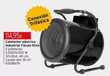 Aire - Calefactor Eléctrico Industrial Fàcula Etna