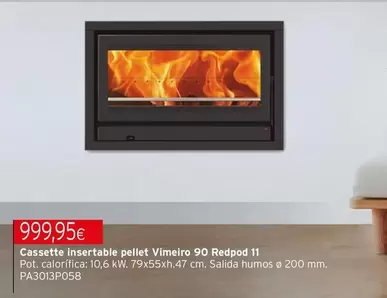 Redpod - Cassette Insertable Pellet Vimeiro 90  11