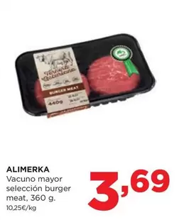 Alimerka - Vacuno Mayor Seleccion Burger Meat