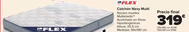 Flex - Colchón Navy Multi