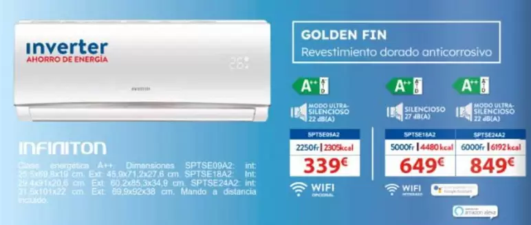 Infiniton - Inverter Golden Fin