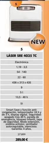 Láser - SRE 4035 TC
