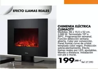 Chimenea Eléctrica Climacity