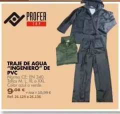 Profer Top - Traje De Agua Ingeniero De Pvc