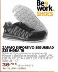 Zapato Deportivo Seguridad S3s Indra Tb