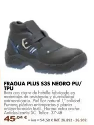 Panter - Fragua Plus S3S Negro PU/TPU