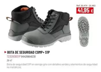 Bota De Seguridad Comp+ S1P- 7230938S1P