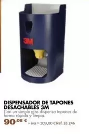 3m - Dispensador De Tapones Desachables