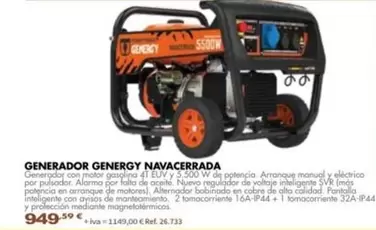 Generador Genergy Navacerrada