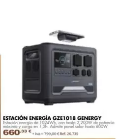 Estación Energía Gze1018 Genergy