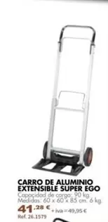 Super Ego - Carro De Aluminio Extensible 