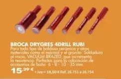 Rubi  - Broca Drygres 4drill 