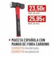 Maceta Española Con Mango De Fibra Carbono