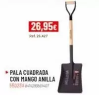 Pala Cuadrada Con Mango Anilla