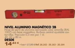 Nivel Aluminio Magnetico 28