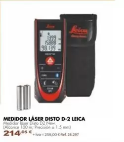 Leica - Medidor Láser Disto D-2