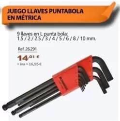 Bondhus  - Juego Llaves Puntabola En Metrica