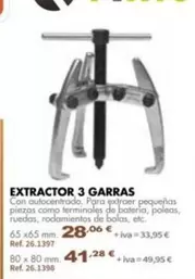 Extractor 3 Garras