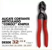 Knipex - Alicate Cortante Articulado Cobolt
