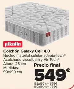 Pikolin - Colchón Galaxy Cell 40