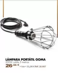 Lampara Portátil Goma