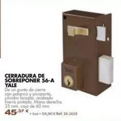 Cerradura De Sobreponer 56-A Yale