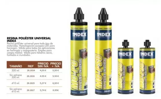 Index - Resina Pouester Universal