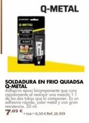 Quiadsa - Soldadura En Frio Q-Metal