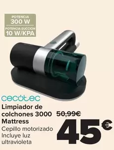Cecotec - Limpiador De Colchones 3000 Mattress