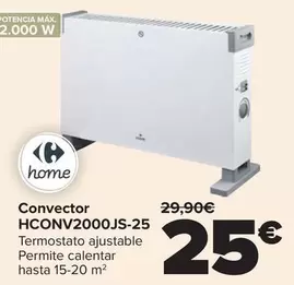 Carrefour Home - Convector HCONV2000JS-25