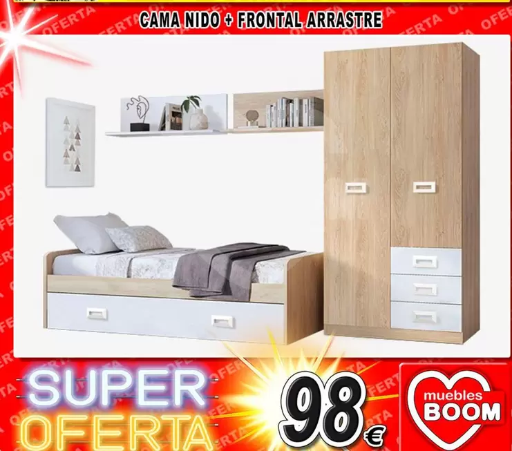 Cama Nido + Frontal Arrastre