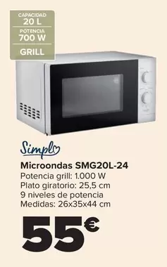 Simpl - Microondas SMG20L-24