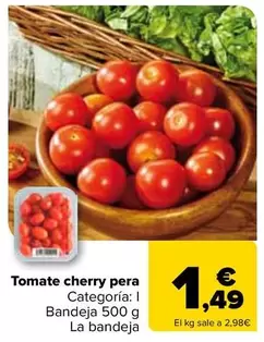 Tomate Cherry Pera